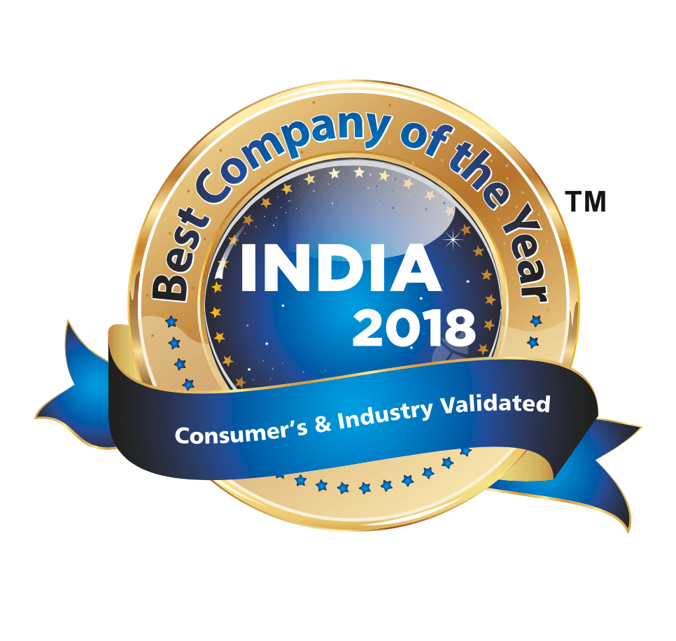 Best Company of the Year India 2018 award badge